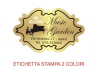 Etichette adesive per pasticcerie, bar, panetterie e gelaterie (mm 48x30)  (cod.27/I )